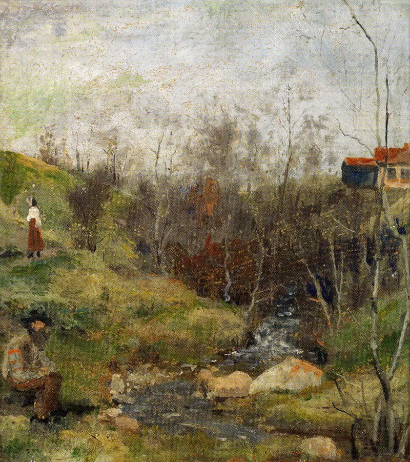 Paysage de printemps - Edvard Munch