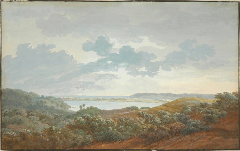 Paysage de Rügen avec baie - Caspar David Friedrich