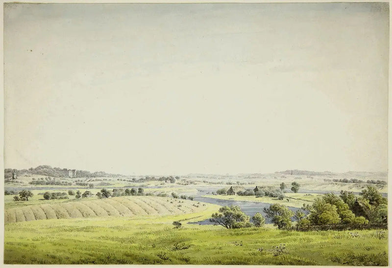 Paysage de Rügen près de Putbus - Caspar David Friedrich