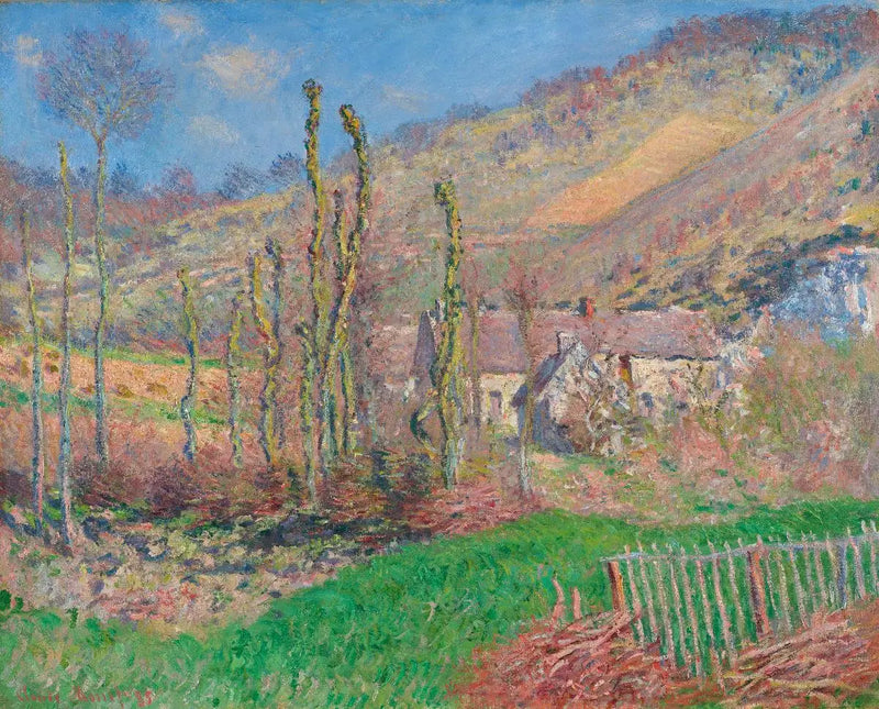 Paysage d'hiver au val de Falaise (Giverny) - Claude Monet