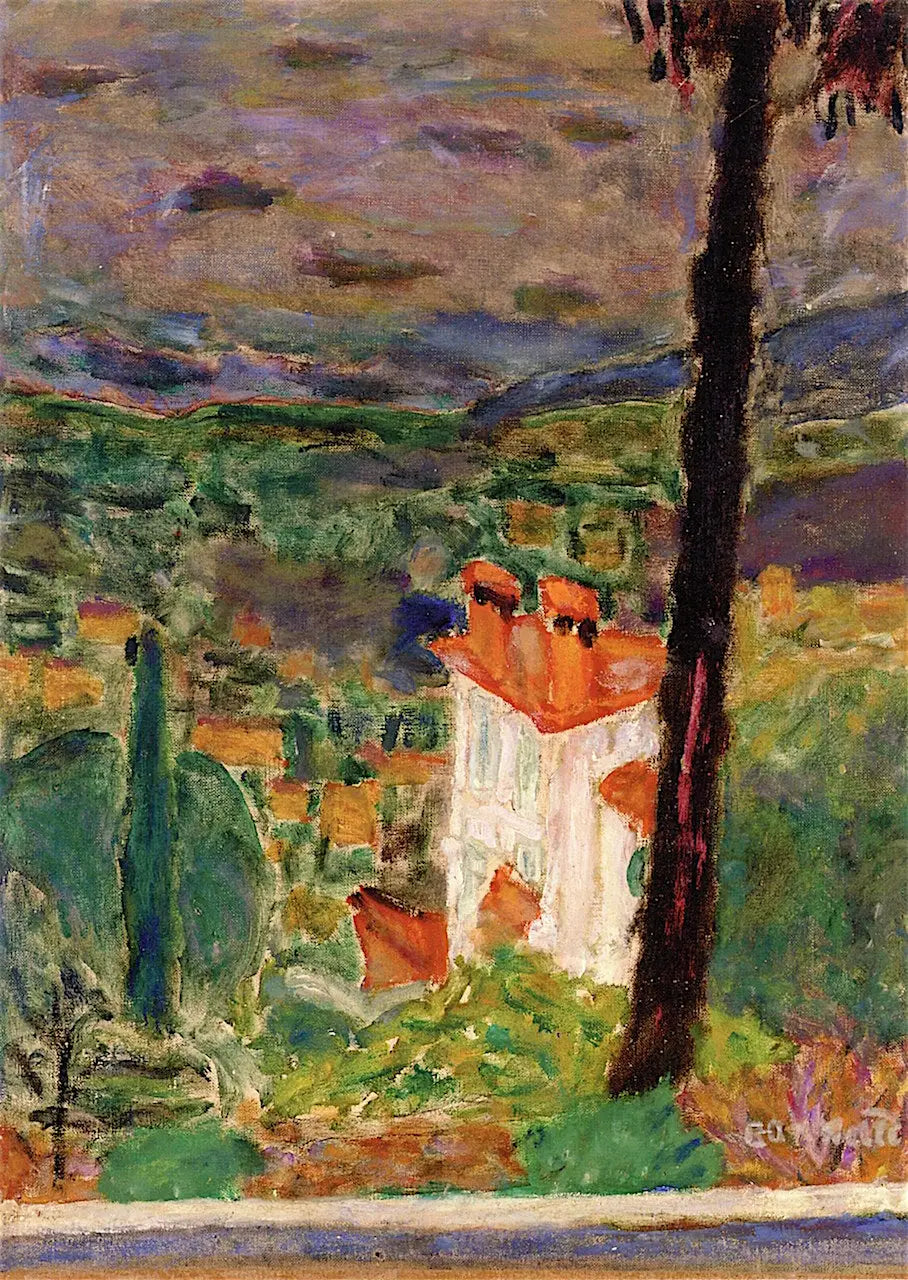Paysage du midi - Pierre Bonnard image 1 reproduction artisanale de tableau