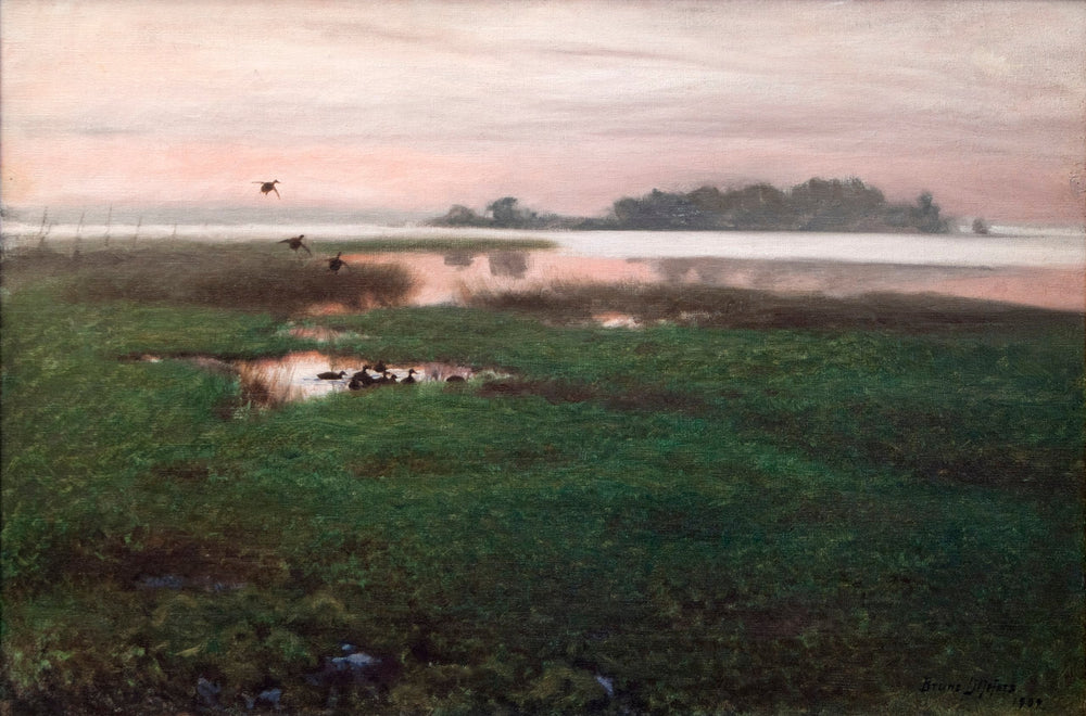 Paysage du soir - Bruno Liljefors