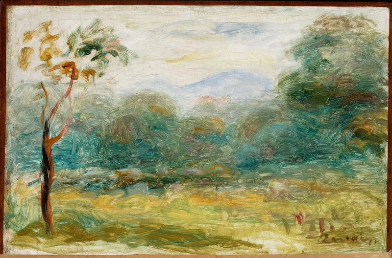 Paysage du sud de la France (Cagnes-sur-Mer) - Pierre-Auguste Renoir