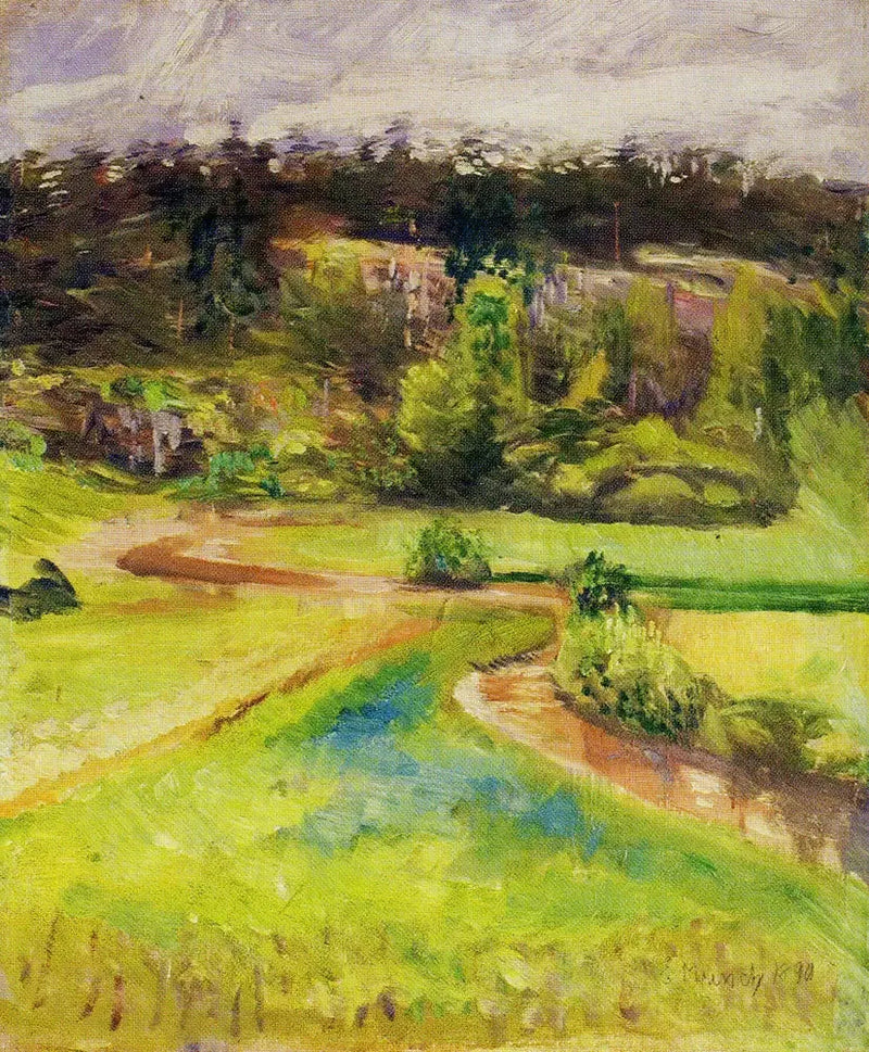 Paysage - Edvard Munch