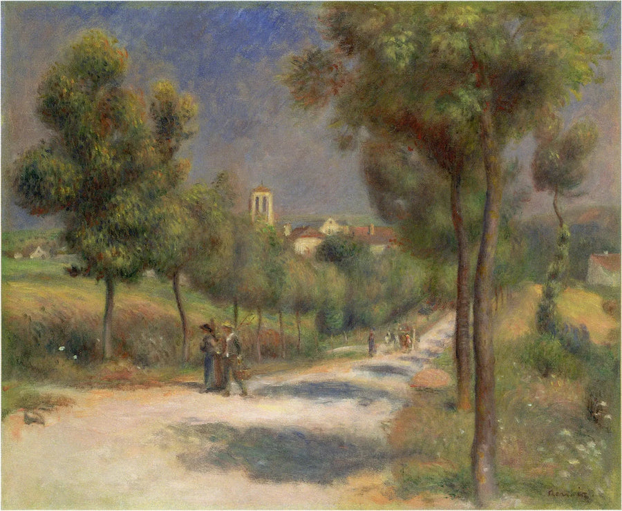 Paysage d’Essoyes, tôt le matin, 1901 – Renoir