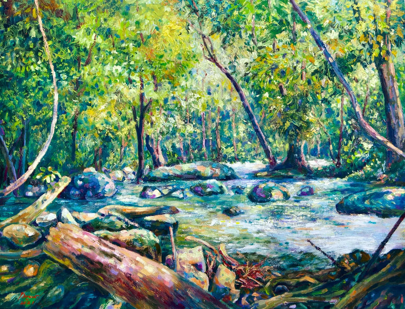 Paysage forestier | 50 x 40 cm