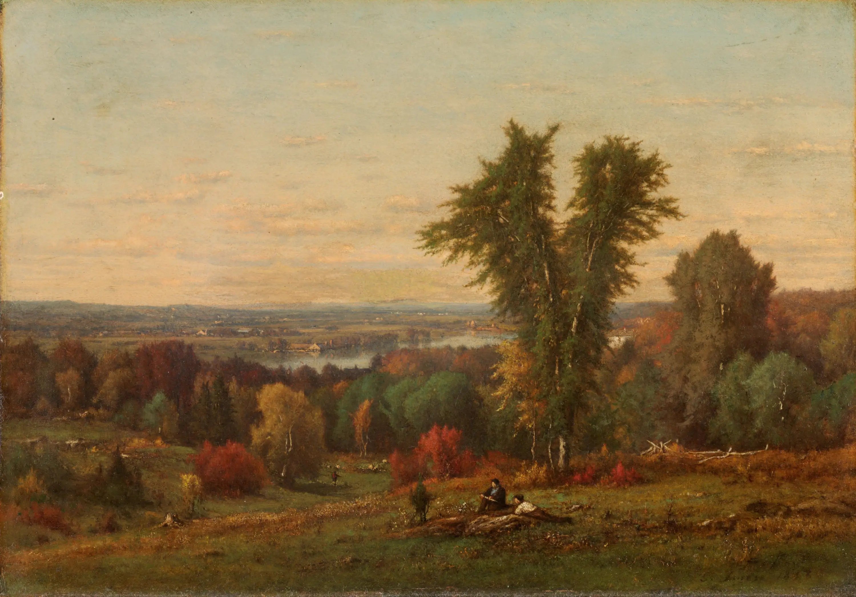 Paysage - George Inness image 1 reproduction artisanale de tableau