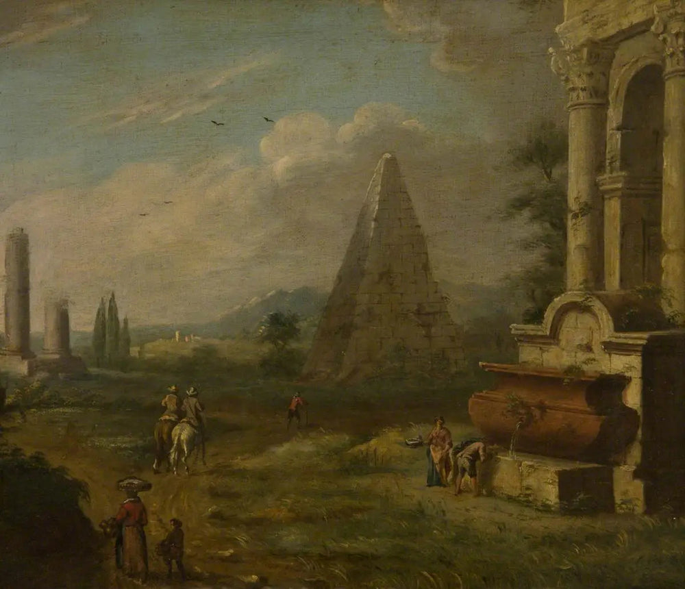 Paysage italien - Giovanni Paolo Panini - Alpha Reproduction