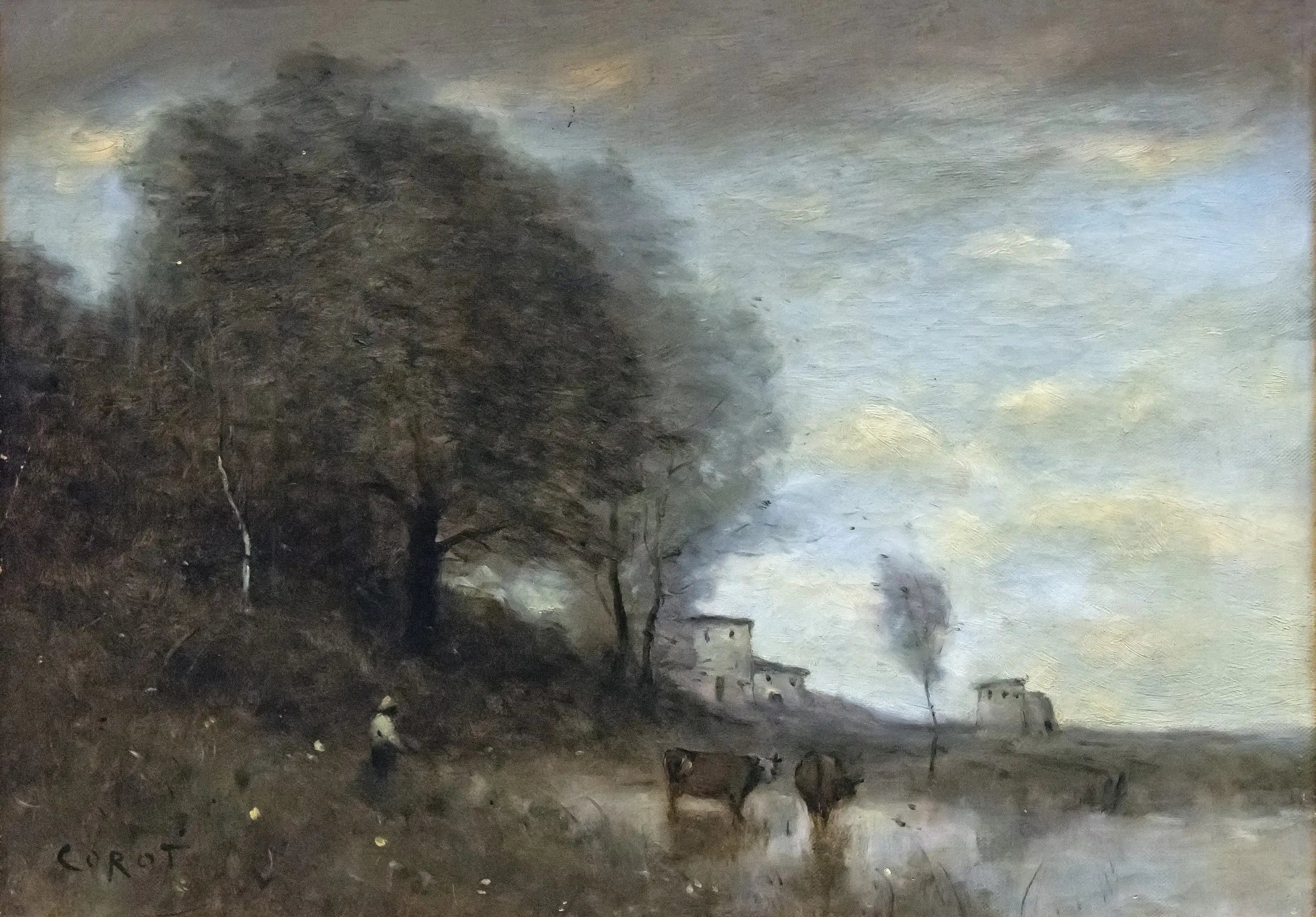 Paysage - Jean-Baptiste Camille Corot - Alpha Reproduction