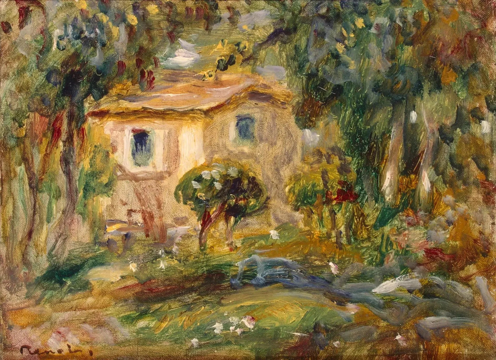 Paysage. Le Cannet - Pierre-Auguste Renoir image 1 reproduction réalisée par Alpha Reproduction