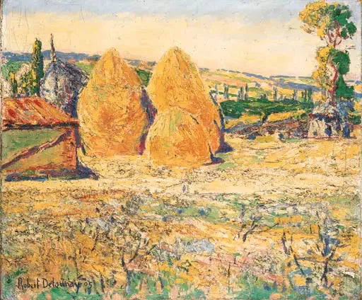 Paysage, les meules - Robert Delaunay