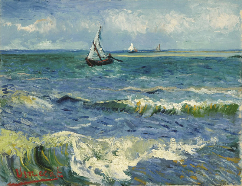 Paysage marin près des Saintes-Maries-de-la-Mer - Vincent van Gogh