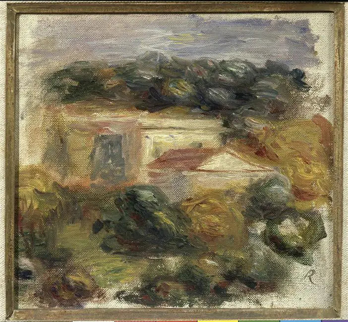 Paysage méditerranéen, Cagnes - Pierre-Auguste Renoir image 1 copie de tableau peinte à la main