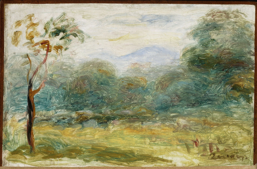 Paysage du Midi à Cagnes, 1911 – Pierre-Auguste Renoir