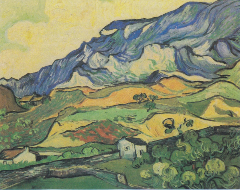 Paysage montagneux derrière l’asile – d’après Van Gogh