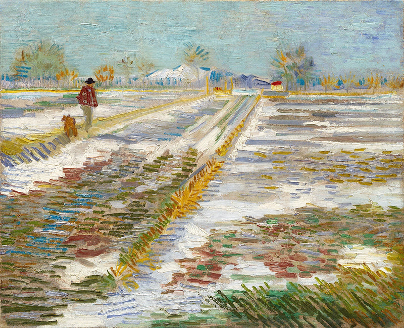 Paysage avec neige, F290 – Vincent van Gogh