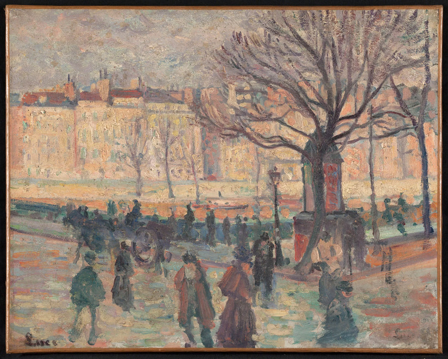 Paysage parisien. Bords de Seine - Maximilien Luce