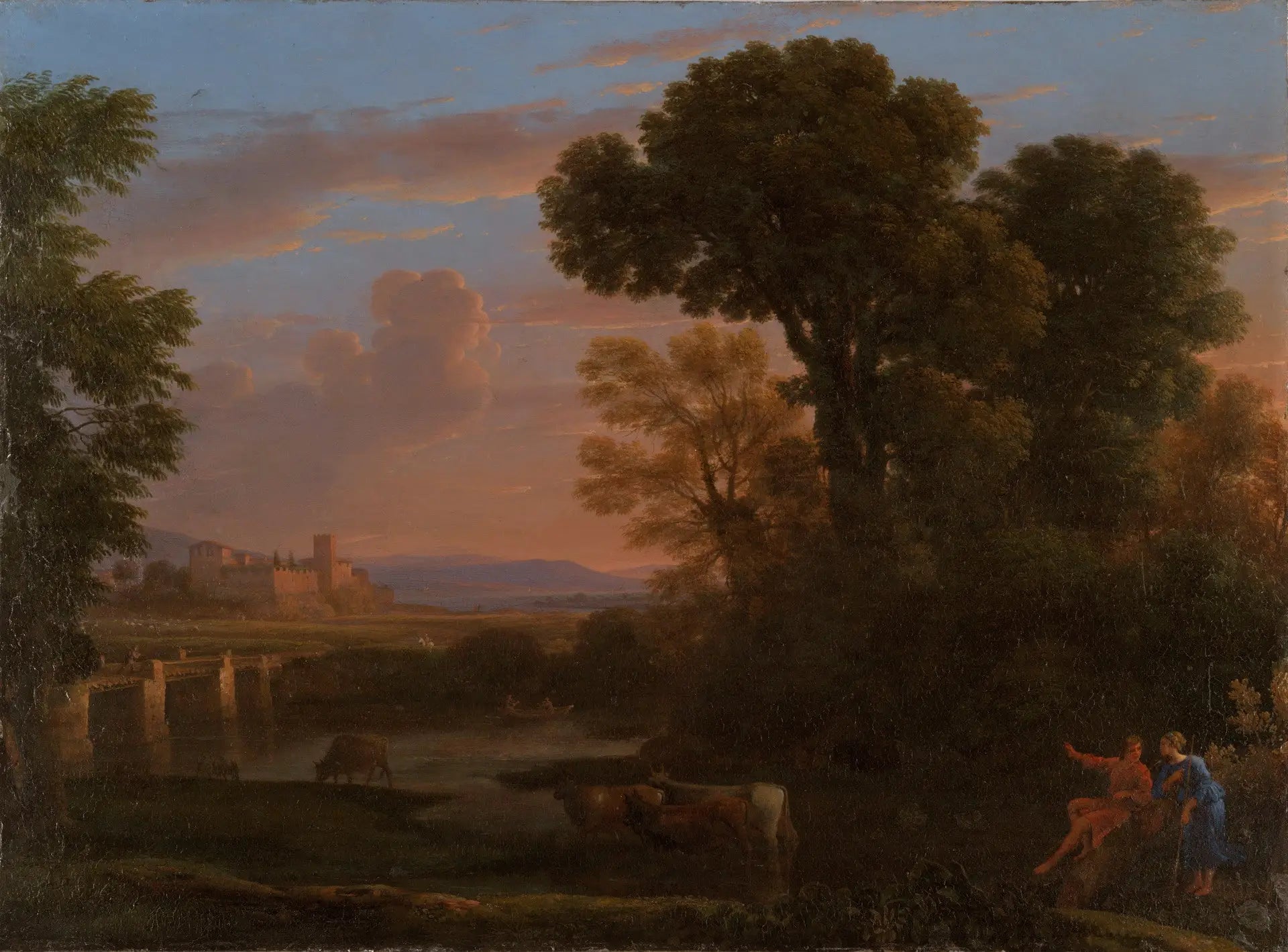 Paysage pastoral - Claude Lorrain - Alpha Reproduction