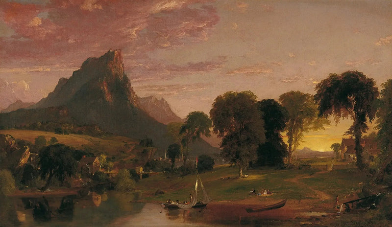 Paysage près de Sherburne, comté de Chenango, New York - Jasper Francis Cropsey