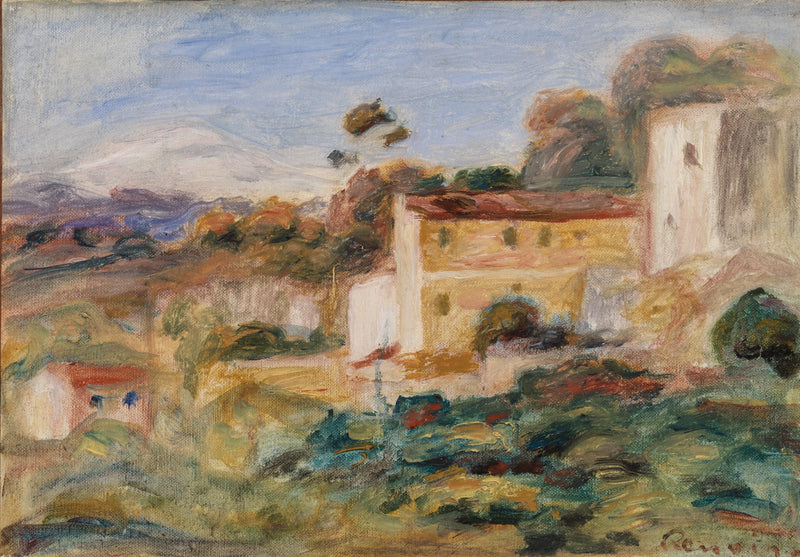 Paysage aux maisons, 1911 – Pierre-Auguste Renoir