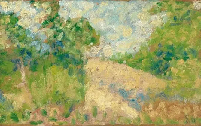 Paysage rose - Georges Seurat