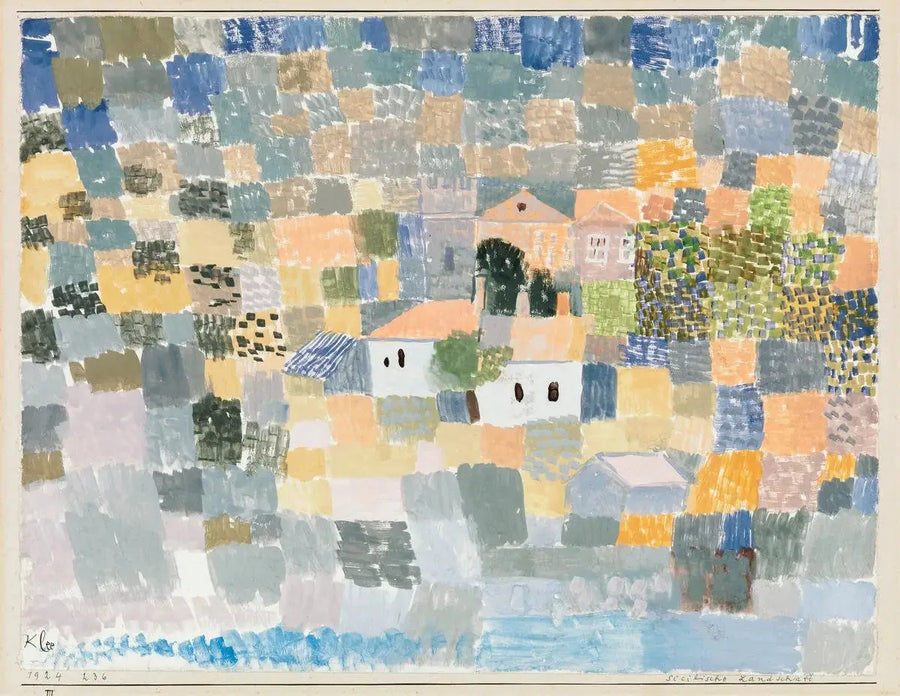 Paysage sicilien (Sicilische Landschaft) - Paul Klee