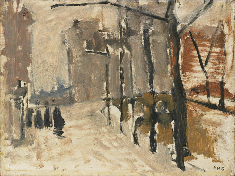 Paysage urbain à La Haye (?) - George Hendrik Breitner