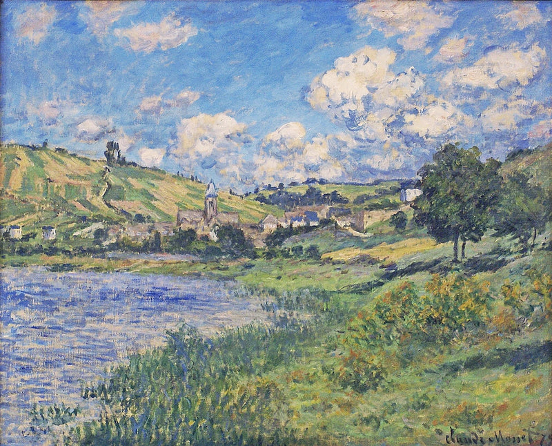 Paysage. Vétheuil W526 – Claude Monet