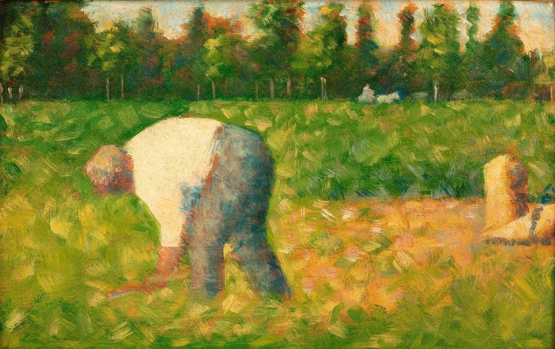 Paysan travaillant - Georges Seurat