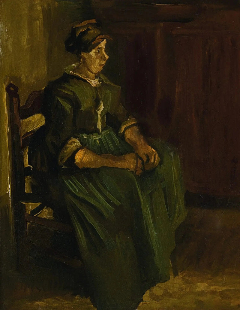 Paysanne assise sur une chaise, F126 – Van Gogh