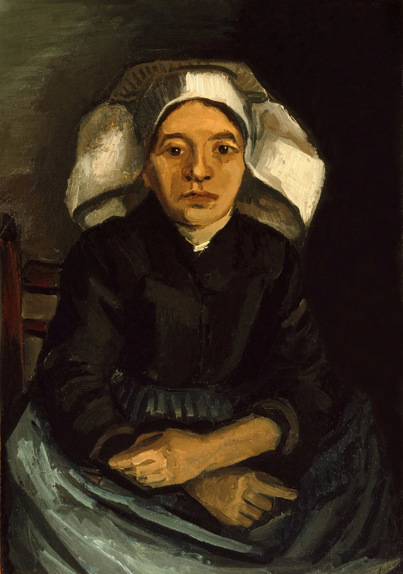 Paysanne à mi-corps assise, F143 – Vincent van Gogh