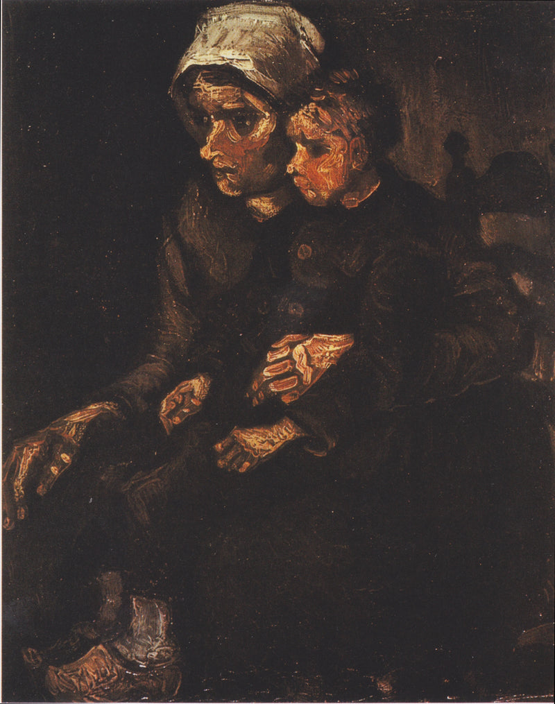 Paysanne avec un enfant sur ses genoux, F149 – Van Gogh