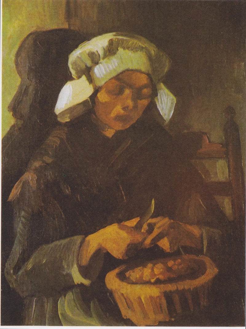 Paysanne épluchant des pommes de terre, F145 – Van Gogh