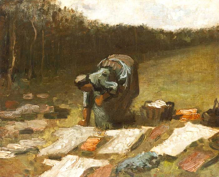 Paysanne faisant la lessive, F148 – Van Gogh