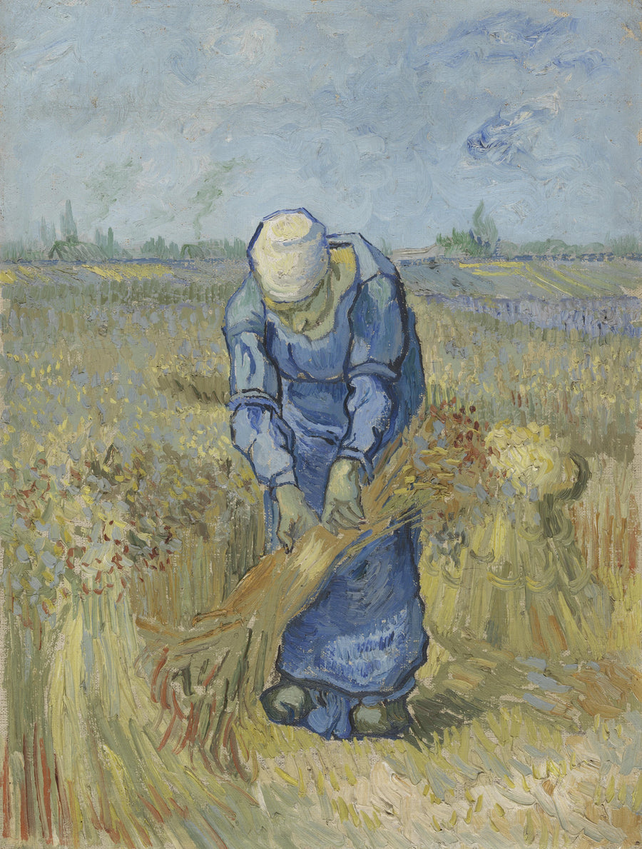 Paysanne liant des gerbes, F700 – Van Gogh