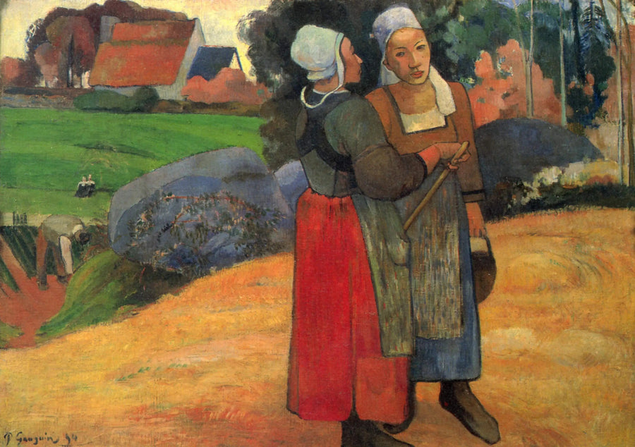 Paysannes bretonnes - Paul Gauguin