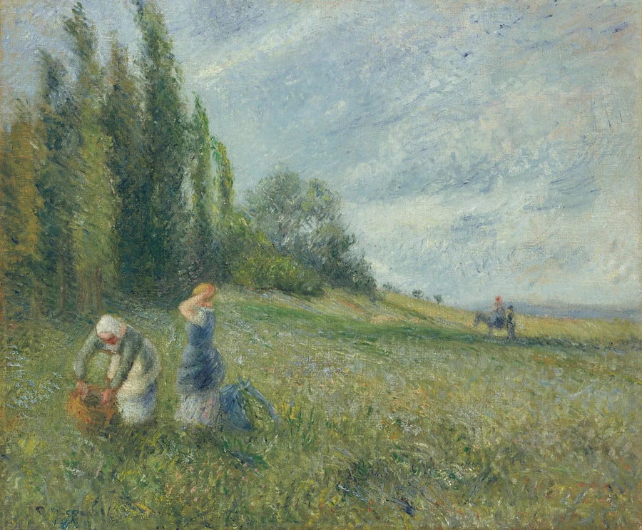Paysannes dans les champs, Pontoise - Camille Pissarro