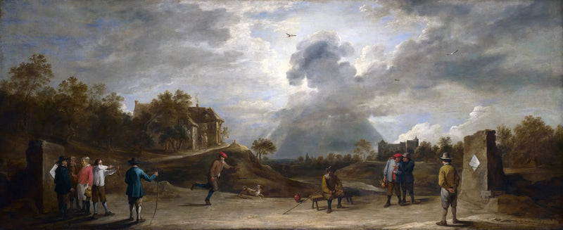 Paysans au tir à l'arc - David Teniers le Jeune