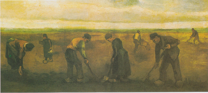 Paysans plantant des pommes de terre, F41 – Van Gogh