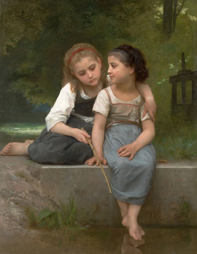 Pêche aux grenouilles - Bouguereau