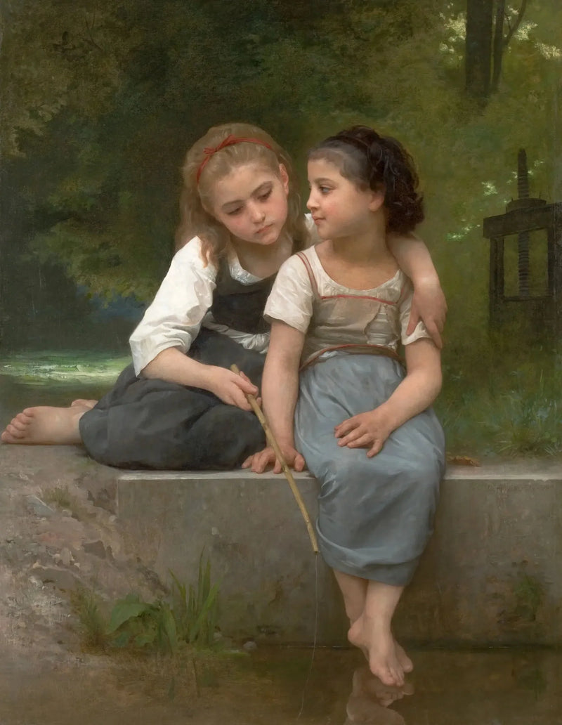 Pêche aux grenouilles - Bouguereau