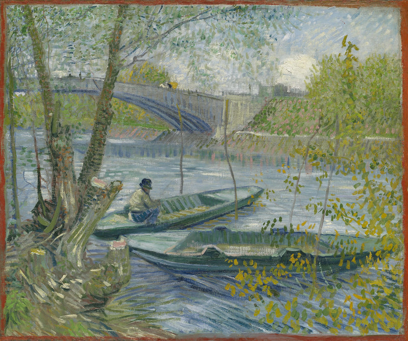 La Pêche au printemps, pont de Clichy, F354 – Van Gogh
