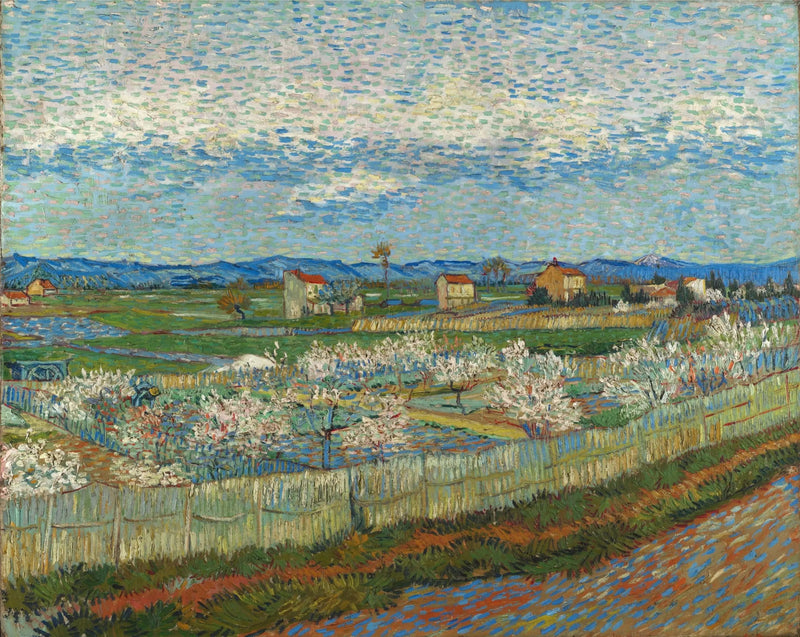 Pêchers en fleurs - Vincent van Gogh