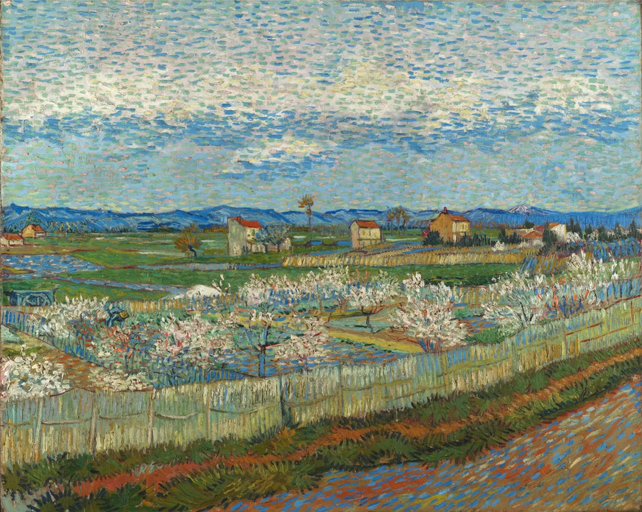 Pêchers en fleurs - Vincent van Gogh