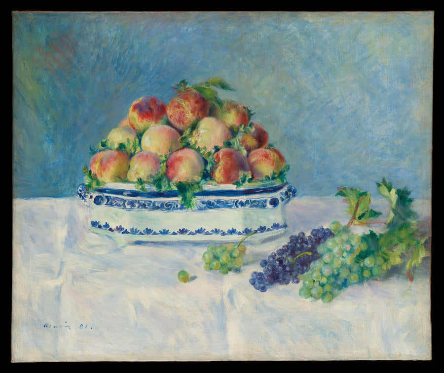Pêches et raisins, 1881 – Pierre-Auguste Renoir