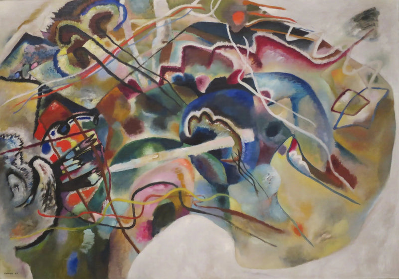 Peinture avec bordure blanche - Vassily Kandinsky