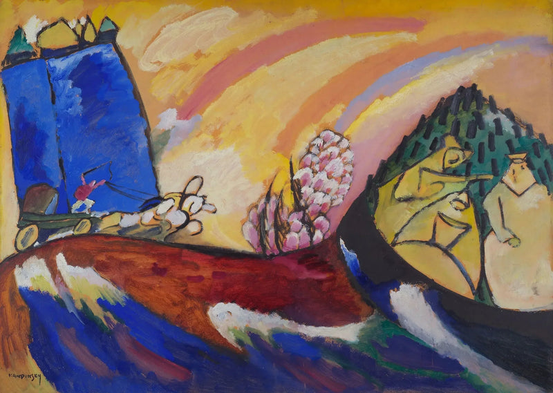 Peinture avec Troïka - Vassily Kandinsky