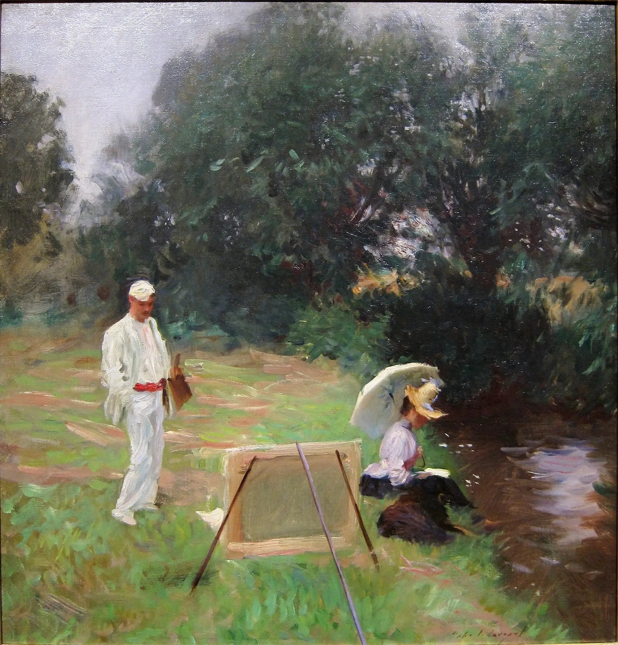 Peinture du bunker de Dennis Miller à Calcot - John Singer Sargent image 1 tableau peint à l’huile sur toile