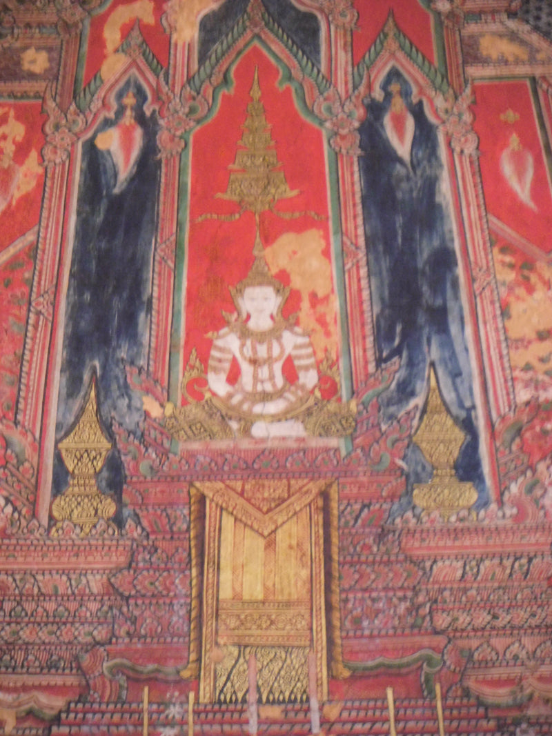 Peinture murale du sanctuaire de Wat Suwannaram - Ateliers de Wat Suwannaram