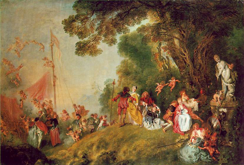 Pèlerinage à l'île de Cythère - Antoine Watteau